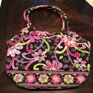 Vera Bradley "Purple Punch" medium tote